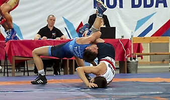 Первенство СФО по вольной борьбе 21 года, 3-4.02.2024 (фото Олег Гладков)