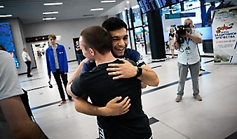 Встреча в аэропорту Грайра Оганесяна 9.07.2024 (фото Илья Федера)_9