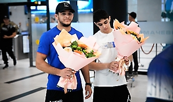 Встреча в аэропорту Грайра Оганесяна 9.07.2024 (фото Илья Федера)_15