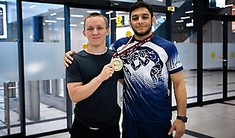 Встреча в аэропорту Грайра Оганесяна 9.07.2024 (фото Илья Федера)_23