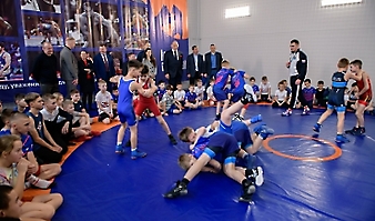 Открытия нового зала для занятий вольной борьбой в 211 школе, 29.11.2024_7