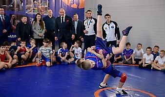 Открытия нового зала для занятий вольной борьбой в 211 школе, 29.11.2024_8