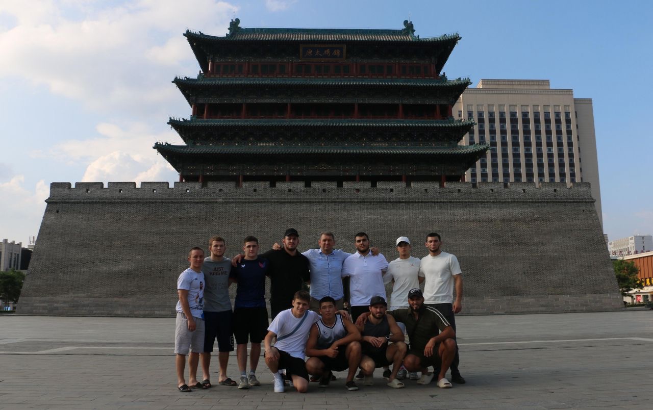 УТС сборной НСО по грека-римской борьбе в Китае_1