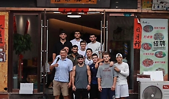 УТС сборной НСО по грека-римской борьбе в Китае_2