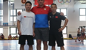 УТС сборной НСО по грека-римской борьбе в Китае_5