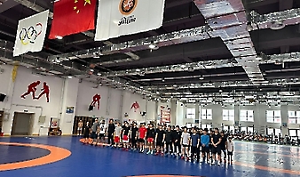 УТС сборной НСО по грека-римской борьбе в Китае_13