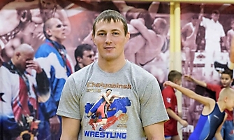 Тренировка Романа Власова в секции борьбы, лицей №13, п. Краснообск_10