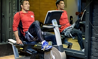 Японский борец Такеши Изуми на сборах в Новосибирске, декабрь 2018_4