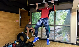 Японский борец Такеши Изуми на сборах в Новосибирске, декабрь 2018_20