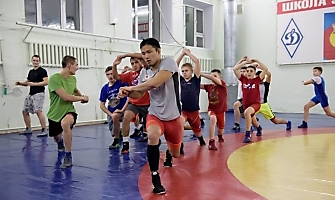 Японский борец Такеши Изуми на сборах в Новосибирске, декабрь 2018_29