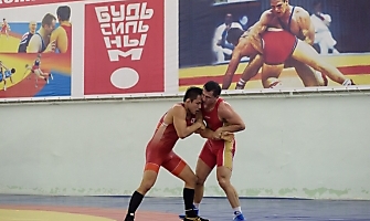 Японский борец Такеши Изуми на сборах в Новосибирске, декабрь 2018_38