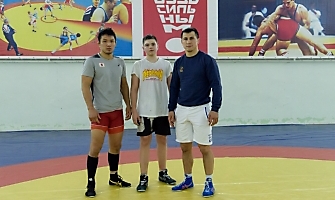 Японский борец Такеши Изуми на сборах в Новосибирске, декабрь 2018_58