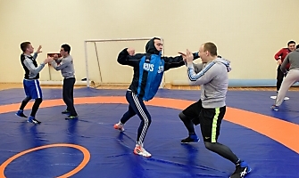 УТС сборной Новосибирской области по греко-римской борьбе, январь 2019 (спортивно-тренировочный комплекс «Олимпийский»)_3