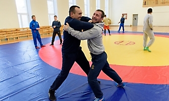 УТС сборной Новосибирской области по греко-римской борьбе, январь 2019 (спортивно-тренировочный комплекс «Олимпийский»)_4