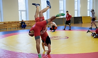 УТС сборной Новосибирской области по греко-римской борьбе, январь 2019 (спортивно-тренировочный комплекс «Олимпийский»)_21