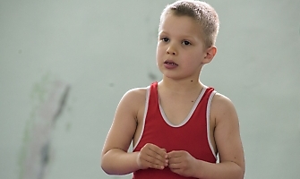 Встреча Романа Власова с юными борцами в канун Международного дня борьбы