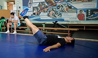 Тренировка Р. Власова в СК 