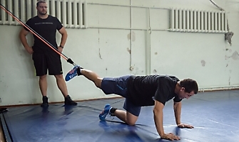 Тренировка Р. Власова в СК 