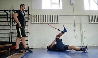 Тренировка Р. Власова в СК 