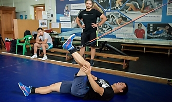 Тренировка Р. Власова в СК 