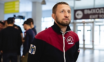 Встреча победителей первенства Европы по греко-римской борьбе в аэропорту Толмачёво С. Степанова, Ш. Ожаева, М. Лаптева-25.05.2021_73